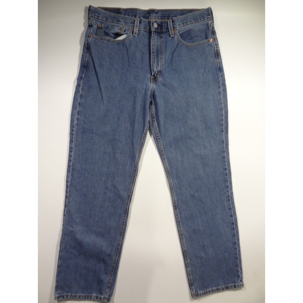 Levi's 550 Men's Jeans Size 36x32 Blue‎ Denim Relaxed Fit Levi Pants Medium Wash